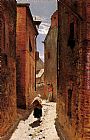 Alphonse de Neuville Street In The Old Town painting